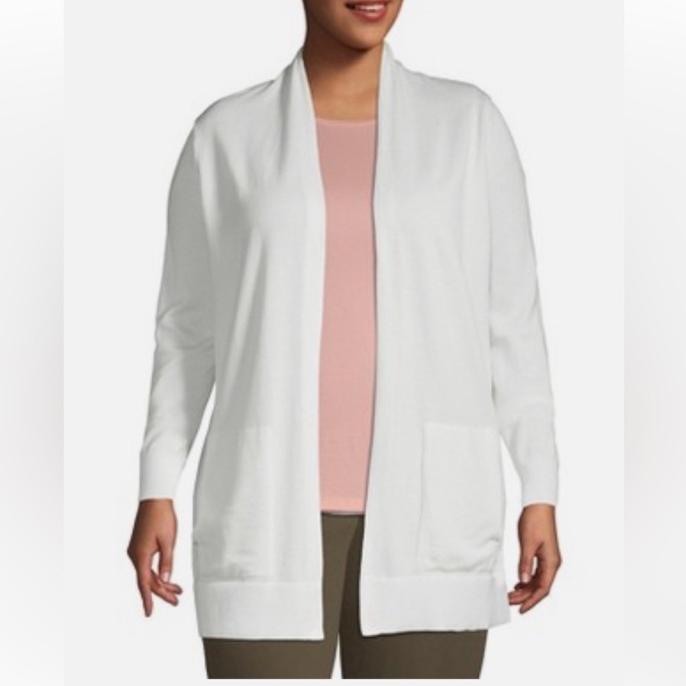 Lands’ End Open Cardigan